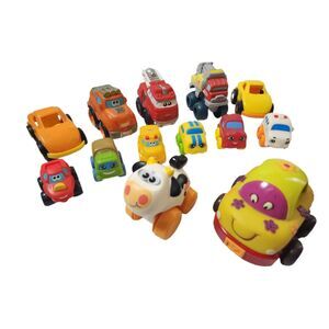 Mixed Toddler Toy Vehicle Lot – Push Toys, Cars & Trucks – Preowned